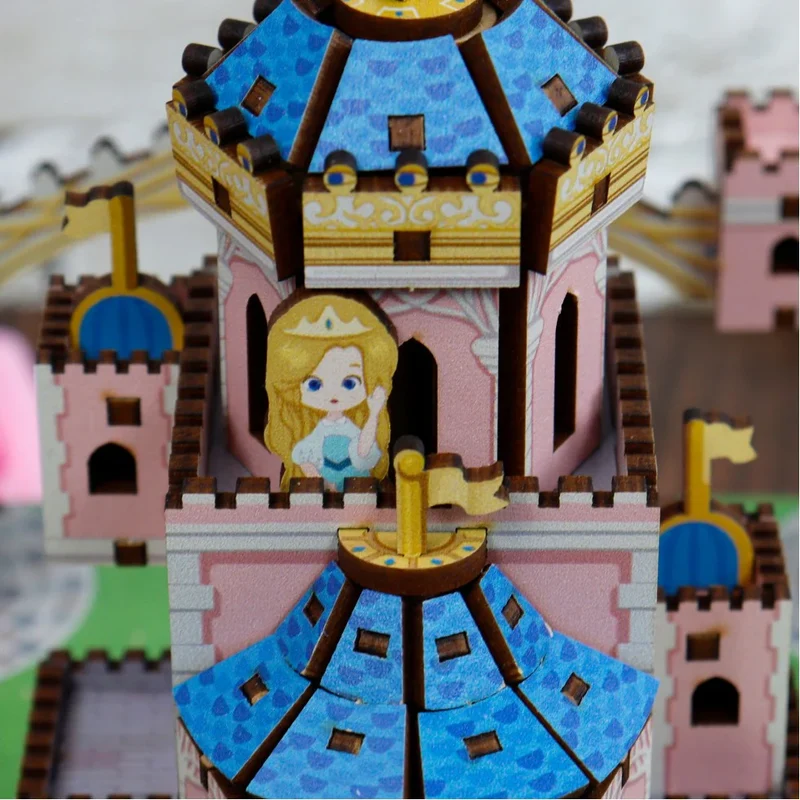 Music Box - Castle (Wood)
