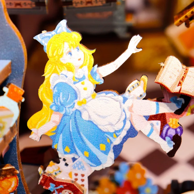 Book Nook - Alice in Wonderland (Wood)