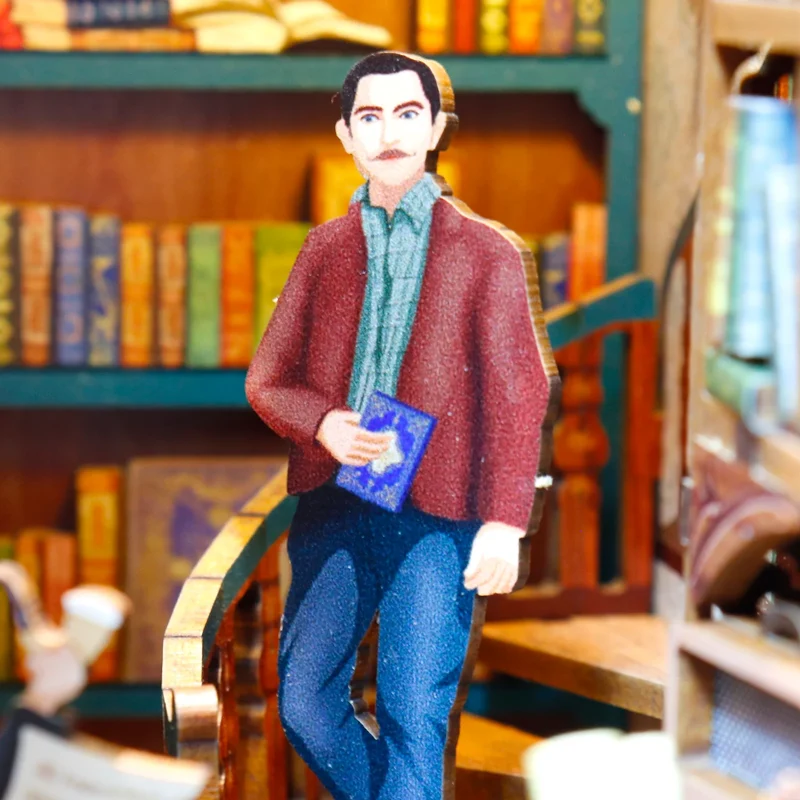 Book Nook - Violin Detective Agency (Wood with dust cover)