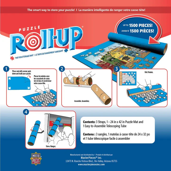 Puzzle Roll-Up Storage Mat (up to 1500pcs)