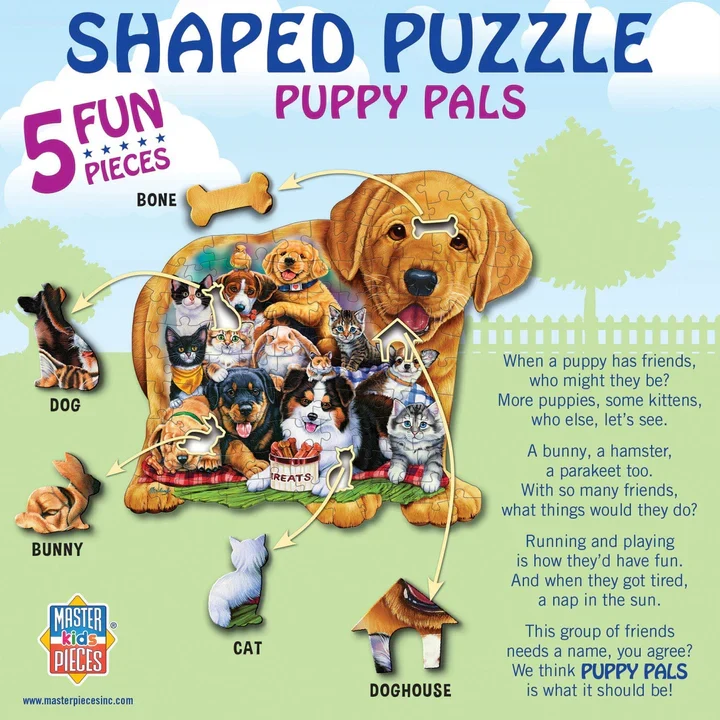 Shaped - Puppy Pals (100pcs)