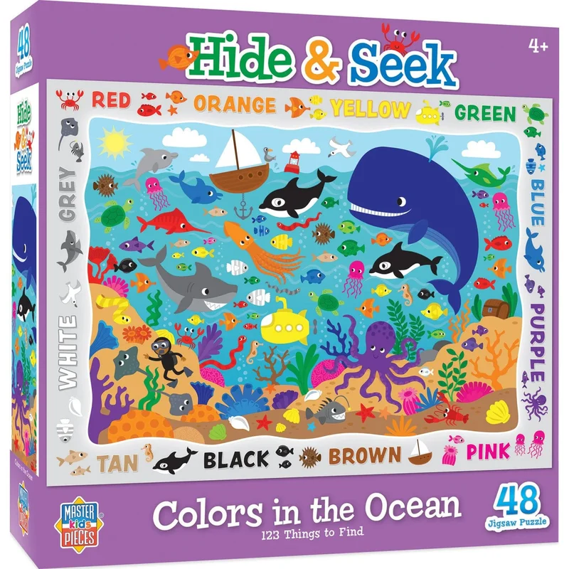 Hide & Seek - Colors in the Ocean (48pcs)