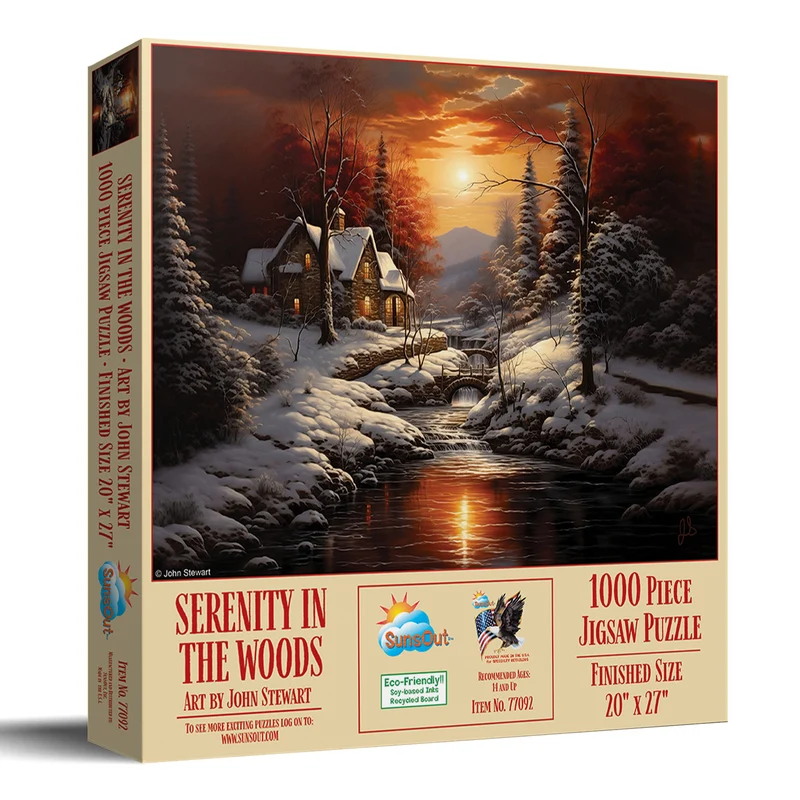 Serenity in the Woods, John Stewart (1000pcs)