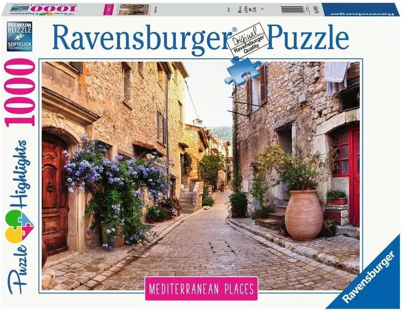 PFG Ravensburger Mediterranean Places - France (1000pcs) (Usage/Used - PUZZLES FOR GOOD)