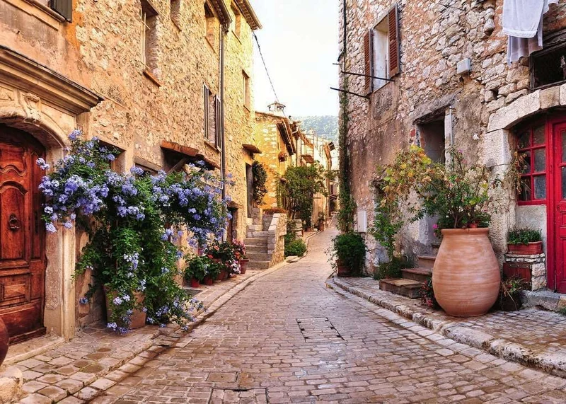 PFG Ravensburger Mediterranean Places - France (1000pcs) (Usage/Used - PUZZLES FOR GOOD)