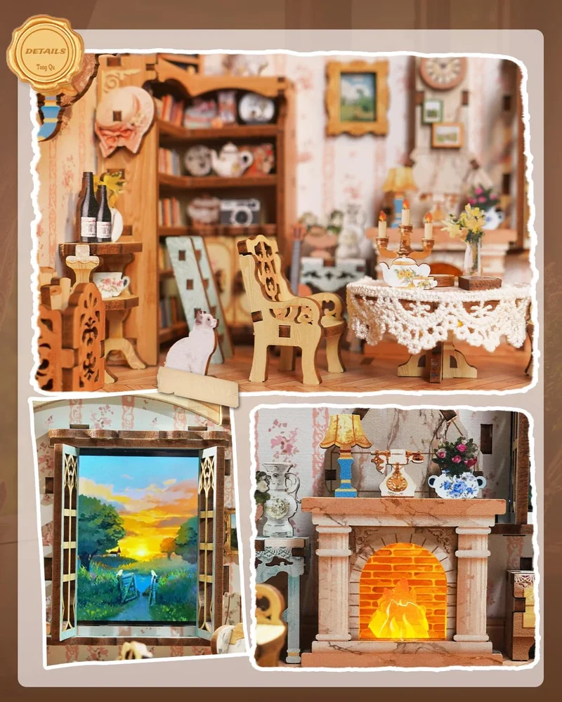Country Home Sound Box (Wood)