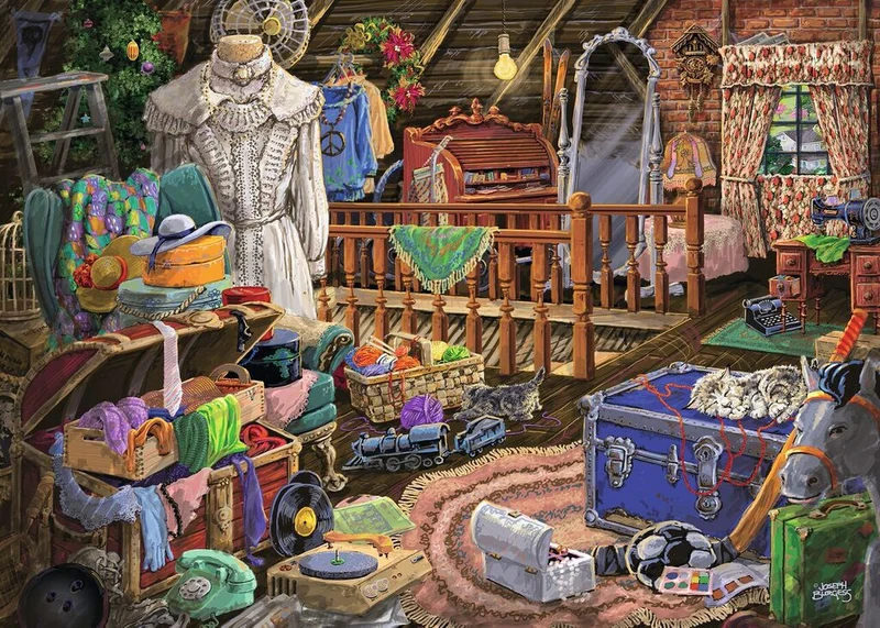 PFG Ravensburger The Attic, Joseph Burgess (Usage/Used - PUZZLES FOR GOOD)