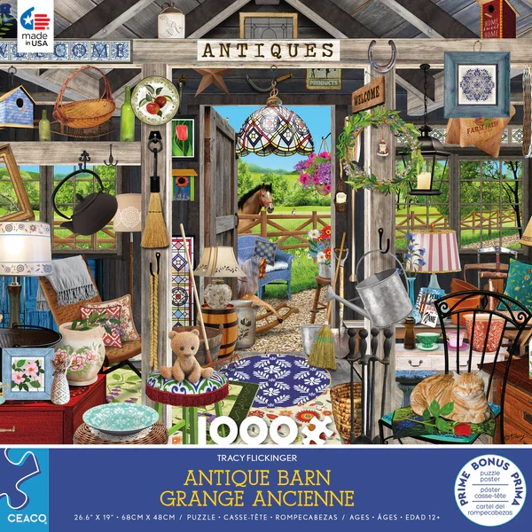 PFG Antique Barn, Tracy Flickinger (1000pcs) (Usage/Used - PUZZLES FOR GOOD)