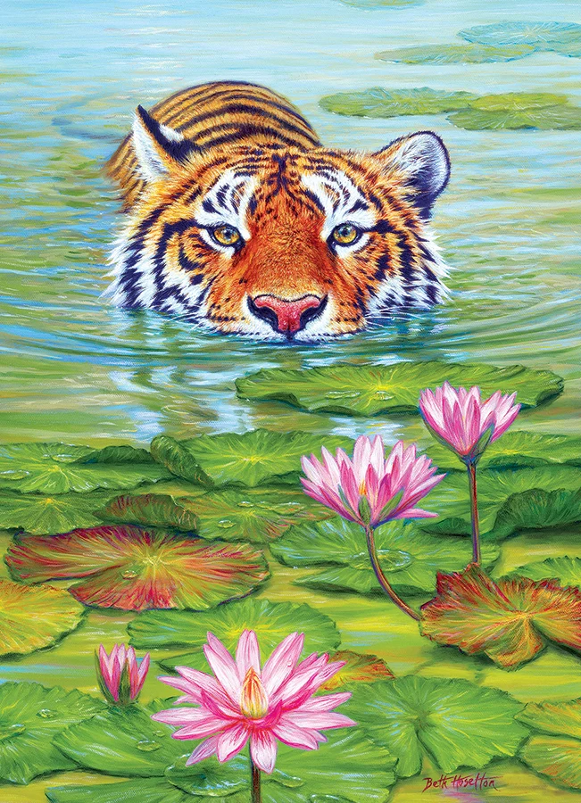 PFG Land of the Lotus (1000pcs) (Usage/Used - PUZZLES FOR GOOD)