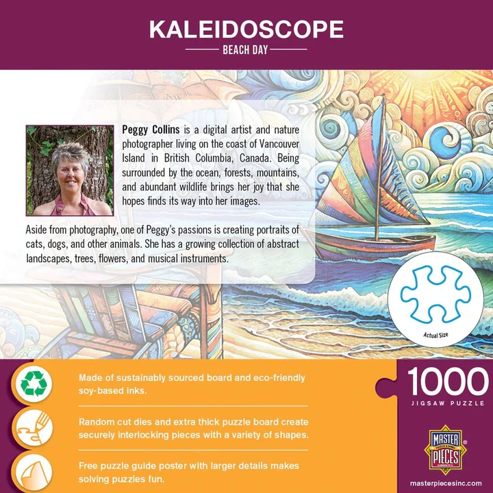 Kaleidoscope - Beach Day, Peggy Collins (1000pcs)