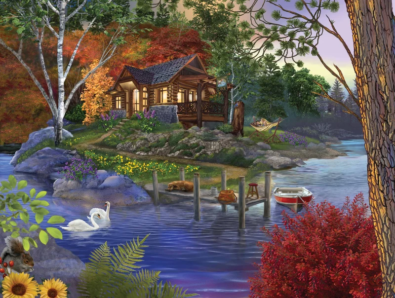 Camping Collection - Memory Lake, Chris Bigelow (550pcs)