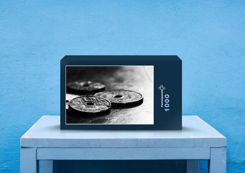 70400 Hintergründe - Münzen Puzzle
