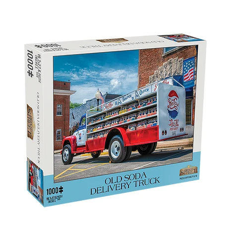 PFG Old Soda Delivery Truck, Jim Begley (1000pcs) (Usage/Used - PUZZLES FOR GOOD)