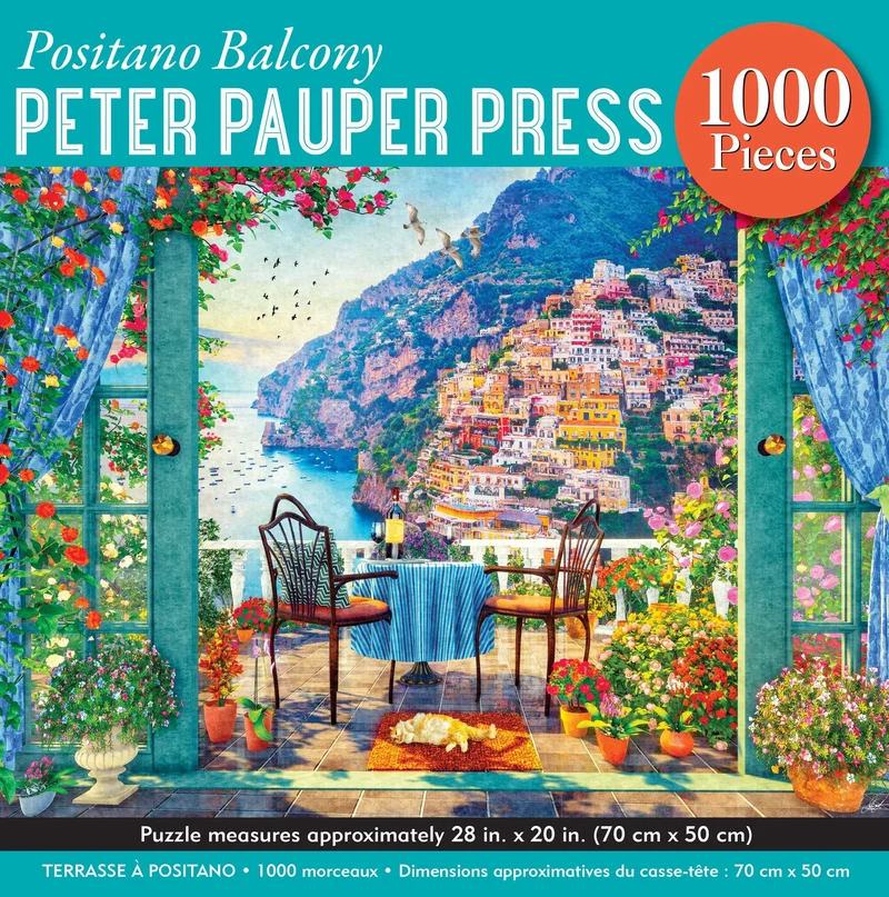PFG Positano Balcony (1000pcs) (Usage/Used - PUZZLES FOR GOOD)