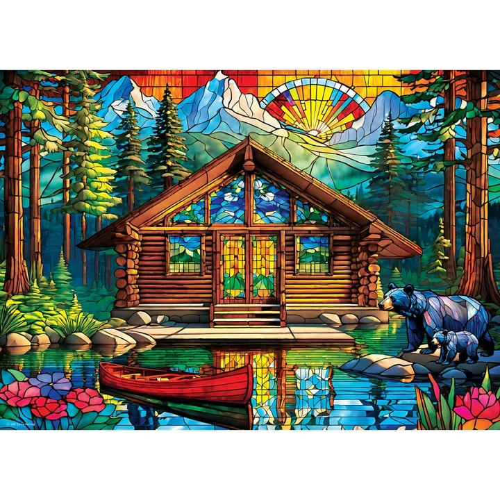 Stained Glass - Cabin Spectrum (1000pcs)