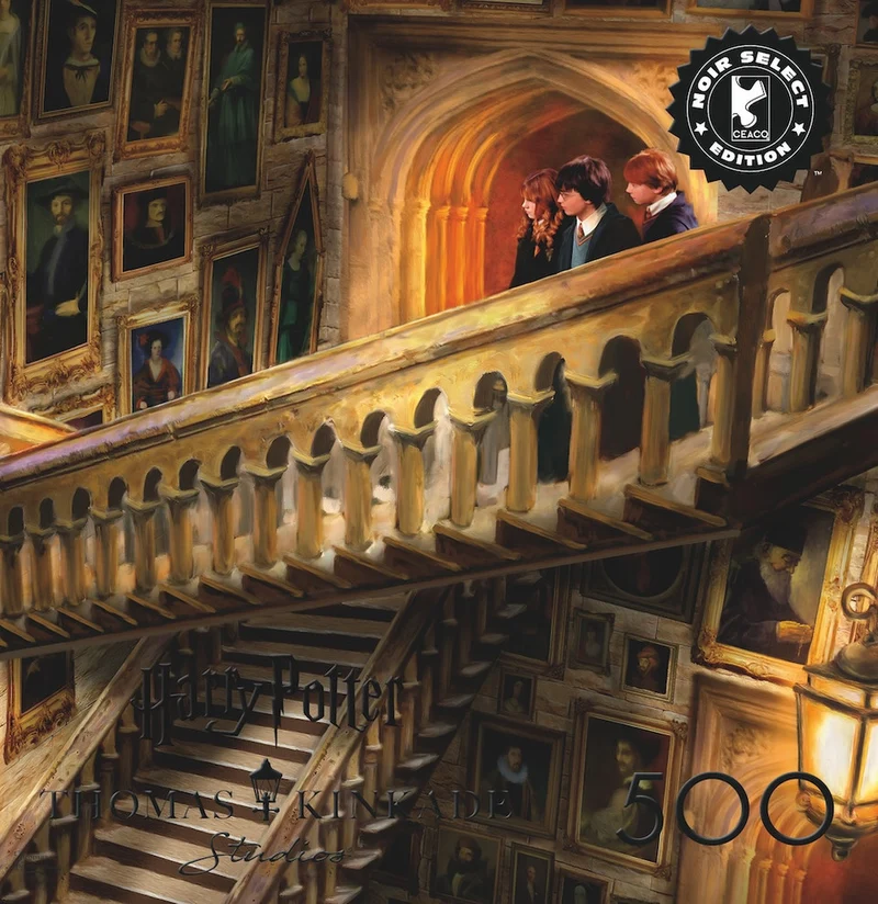 Harry Potter - Grand Staircase, Thomas Kinkade - Noir Silver Select Collectable Edition (1000pcs)