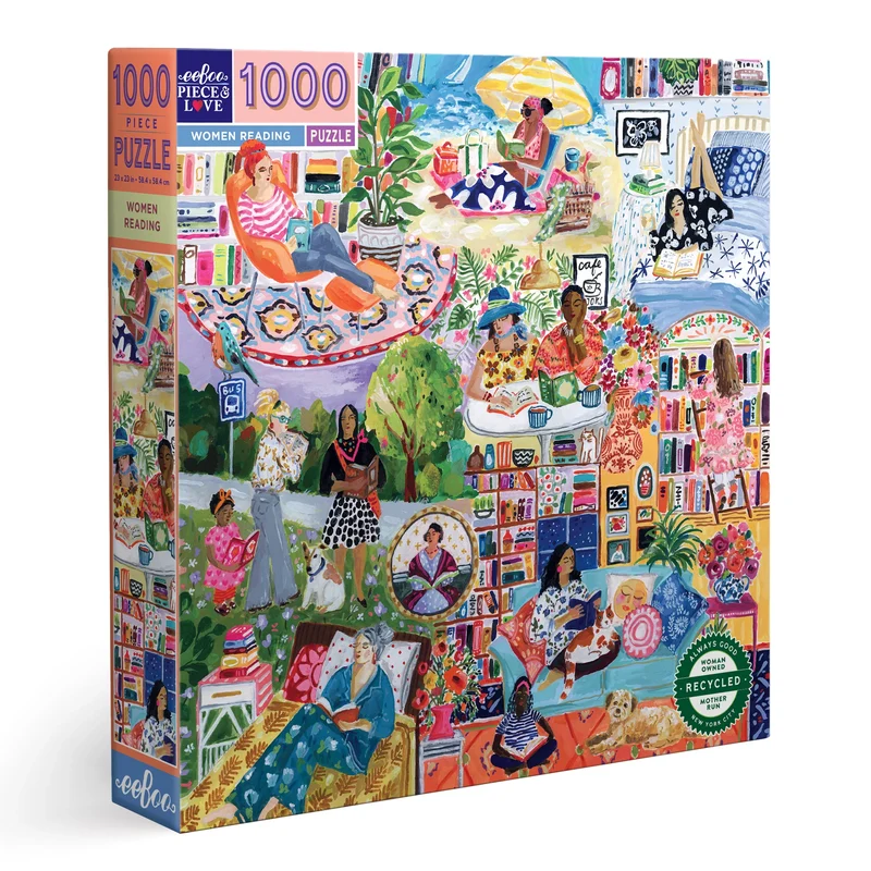 PFG Women Reading (1000pcs) (Usage/Used - PUZZLES FOR GOOD)