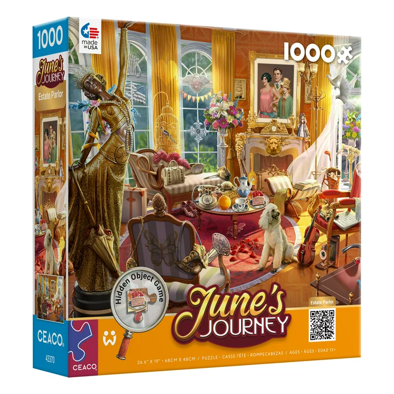 PFG Seek & Find: June's Journey - Estate Parlour (1000pcs) (Usage/Used - PUZZLES FOR GOOD)