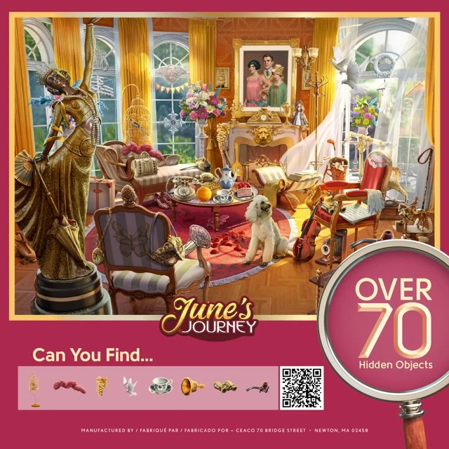 PFG Seek & Find: June's Journey - Estate Parlour (1000pcs) (Usage/Used - PUZZLES FOR GOOD)