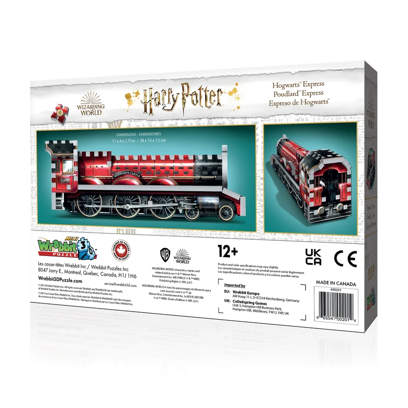 PFG MINI Hogwarts Express - Harry Potter (3D Puzzle) (155pcs) (Usage/Used - PUZZLES FOR GOOD)