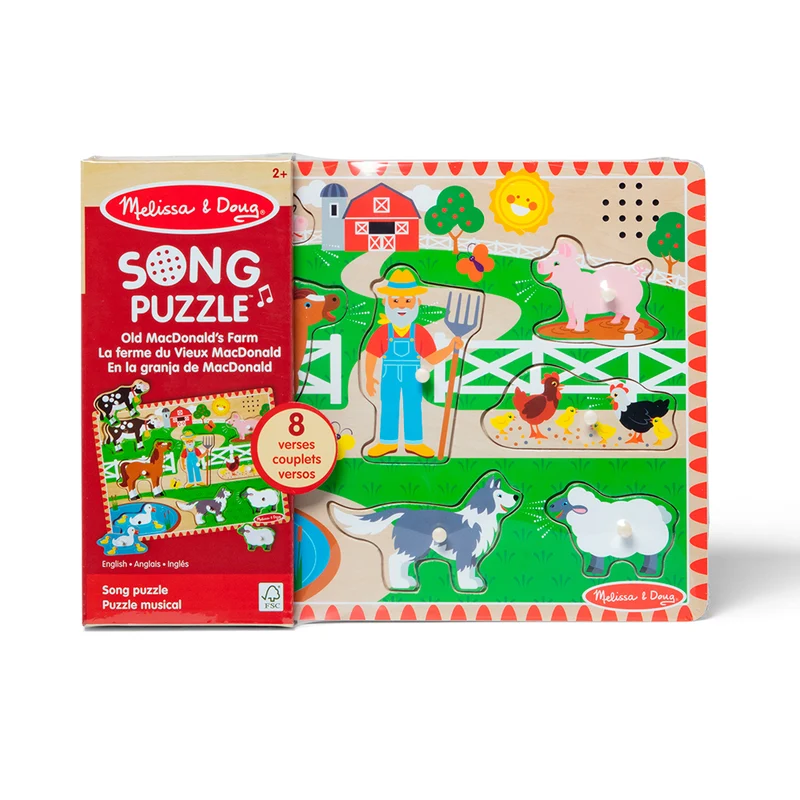 Melissa & Doug Song - Old MacDonald's Farm (Peg Tray)