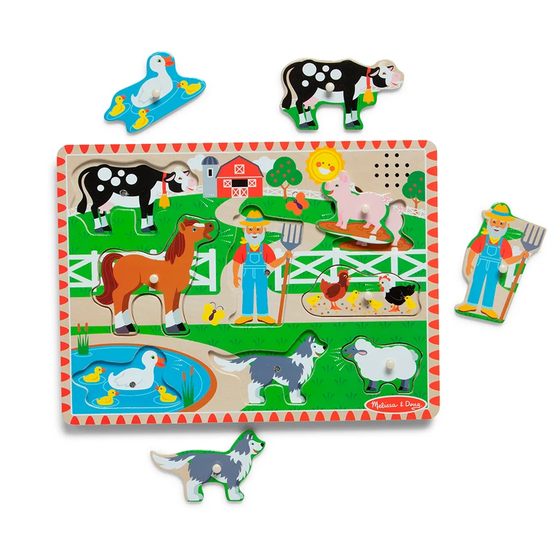Melissa & Doug Song - Old MacDonald's Farm (Peg Tray)