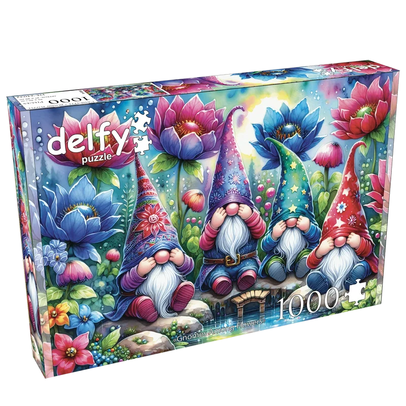 Gnomes Among Flowers (1000pcs)