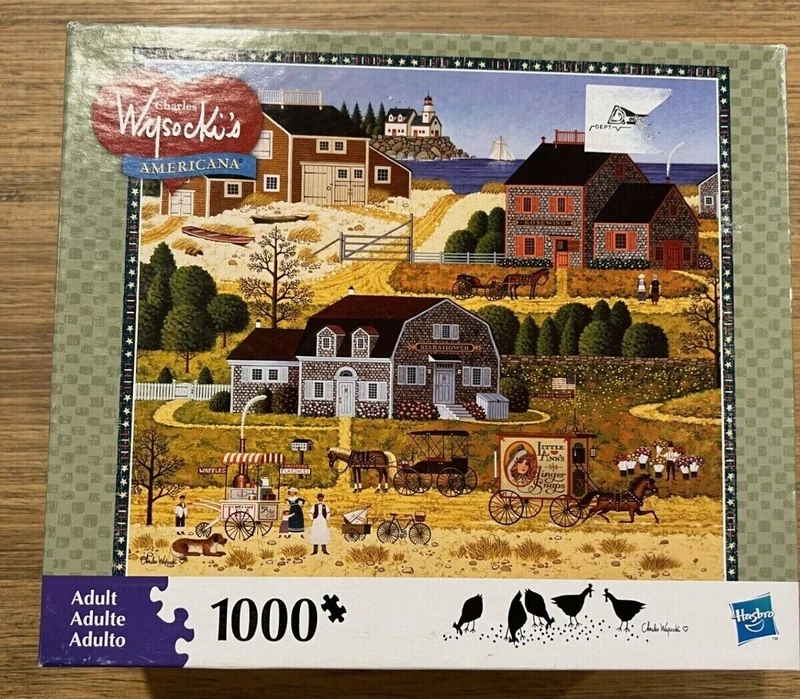 PFG Salty Witch Bay, Charles Wysocki (1000pcs) (Usage/Used - PUZZLES FOR GOOD)
