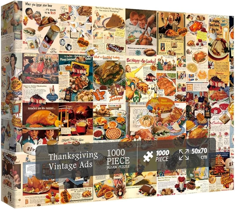 PFG Thanksgiving Vintage Ads (Usage/Used - PUZZLES FOR GOOD)