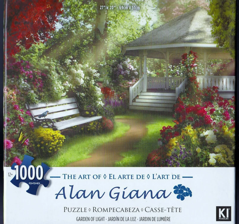 PFG Garden of Light, Alan Giana (1000pcs) (Usage/Used - PUZZLES FOR GOOD)