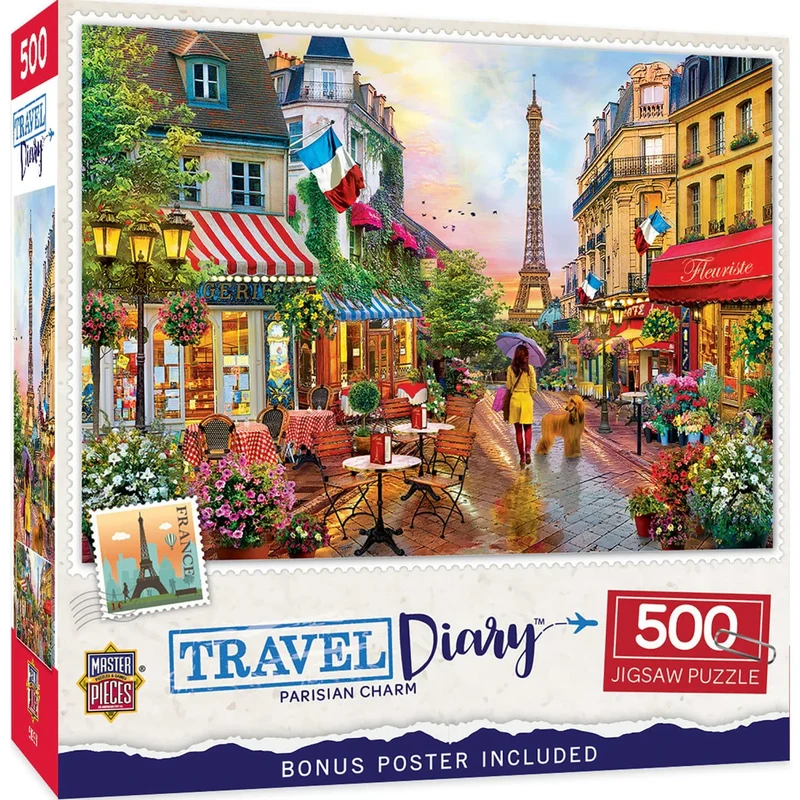 Travel Diary - Parisian Charm, David Maclean (500pcs)