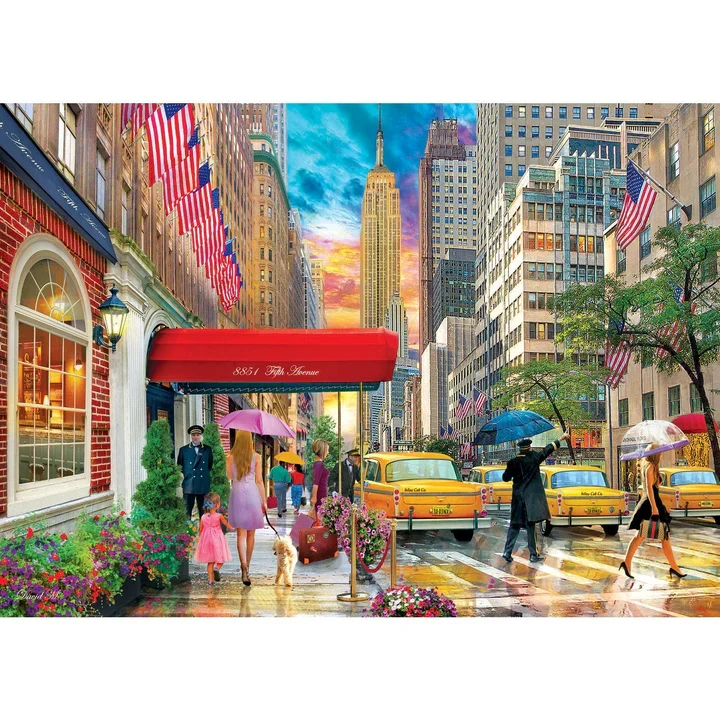Travel Diary - Fifth Avenue, NYC, David Maclean (500pcs)