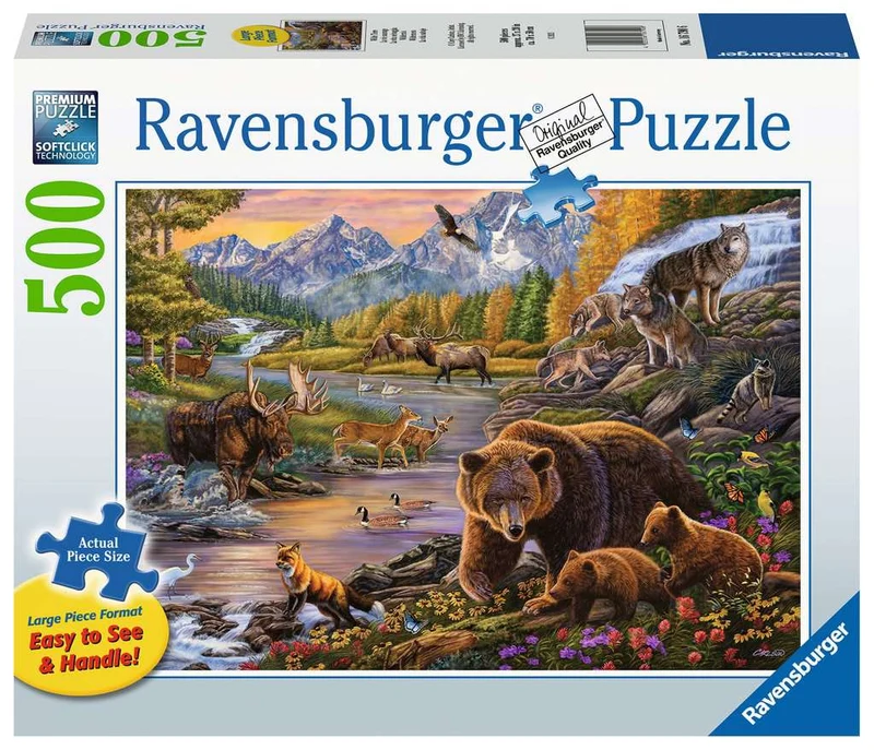 PFG Ravensburger Wilderness (500 Large) (UsageUsed - PUZZLES FOR GOOD)