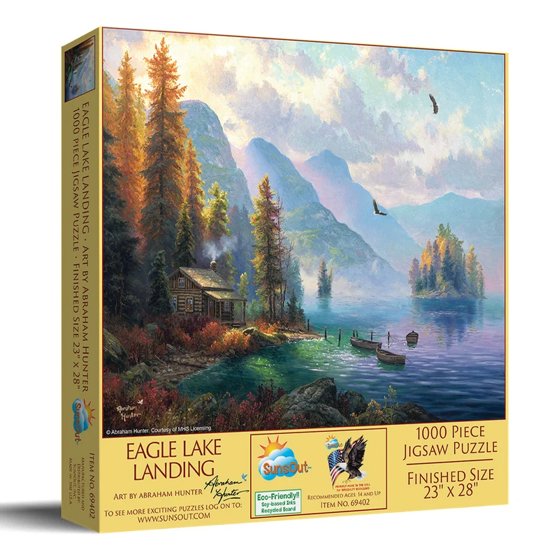 Eagle Lake Landing, Abraham Hunter (1000pcs)