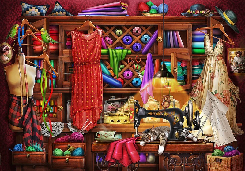 PFG Sewing Room, Ciro Marchetti (Usage/Used - PUZZLES FOR GOOD)