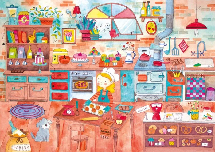 PFG Colorful Bakery (1000pcs) (Usage/Used - PUZZLES FOR GOOD)