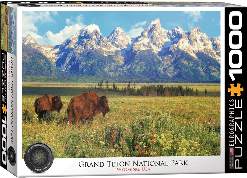 PFG HDR Photography - Grand Teton National Park, Wyoming (Usage/Used - PUZZLES FOR GOOD)