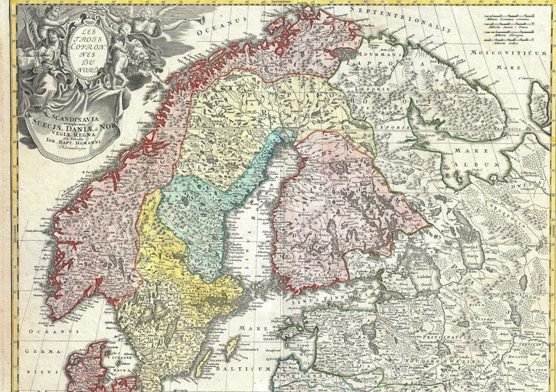 73457 Hintergründe - Skandinavien Puzzle