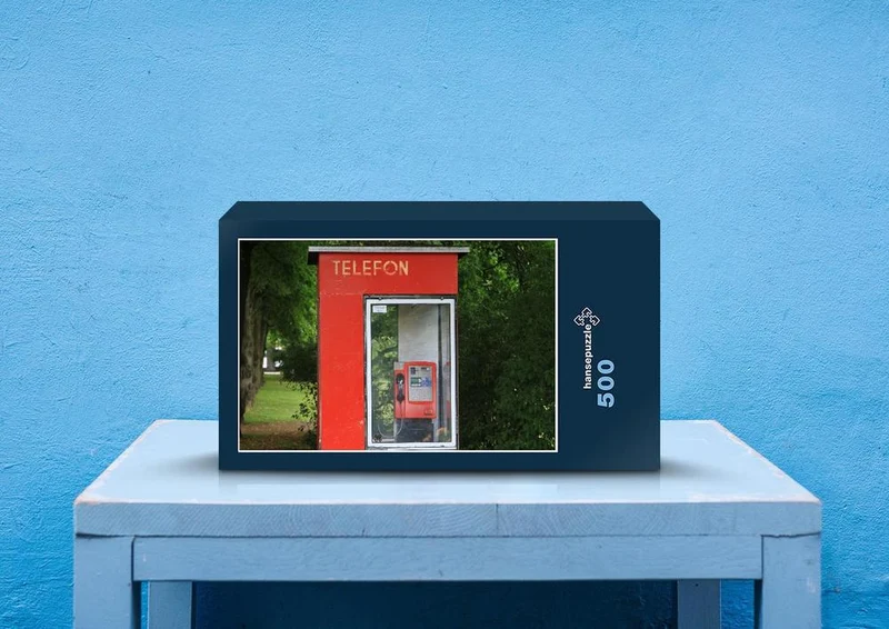72445 Hintergründe - Rote Telefonzelle Puzzle