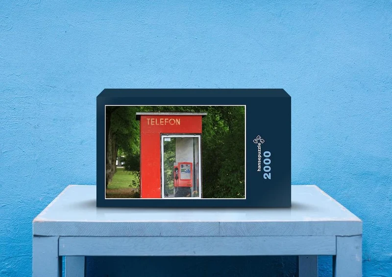72445 Hintergründe - Rote Telefonzelle Puzzle