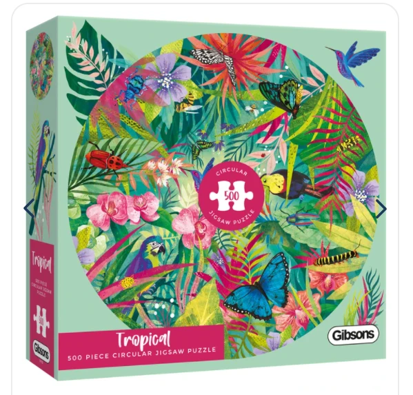 PFG Tropical, Claire McElfatrick (500pcs) (ROUND) (Usage/Used - PUZZLES FOR GOOD)