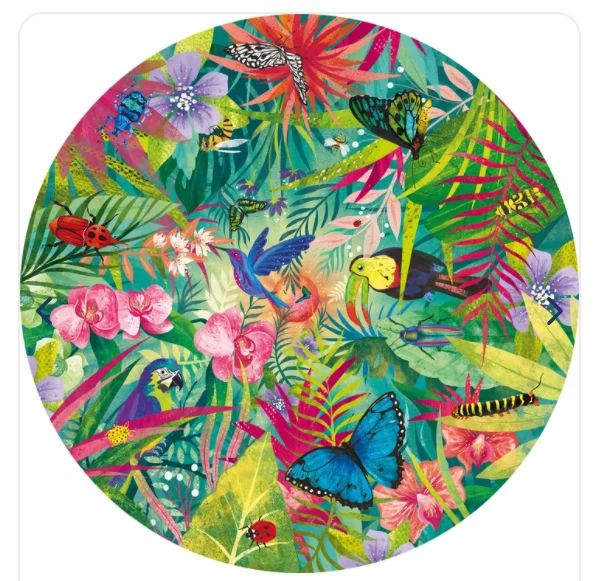 PFG Tropical, Claire McElfatrick (500pcs) (ROUND) (Usage/Used - PUZZLES FOR GOOD)