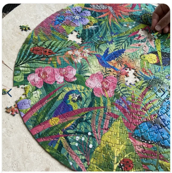PFG Tropical, Claire McElfatrick (500pcs) (ROUND) (Usage/Used - PUZZLES FOR GOOD)