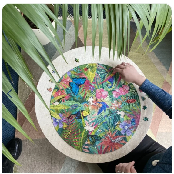 PFG Tropical, Claire McElfatrick (500pcs) (ROUND) (Usage/Used - PUZZLES FOR GOOD)