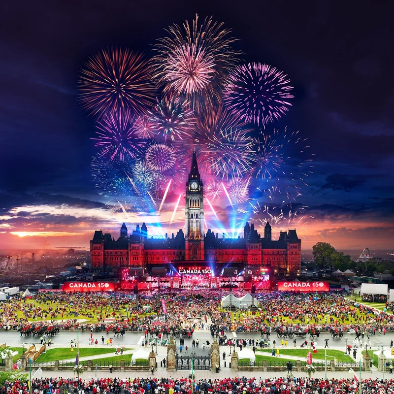 PFG Day to Night - Canada 150th, Stephen Wilkes (Usage/Used - PUZZLES FOR GOOD)