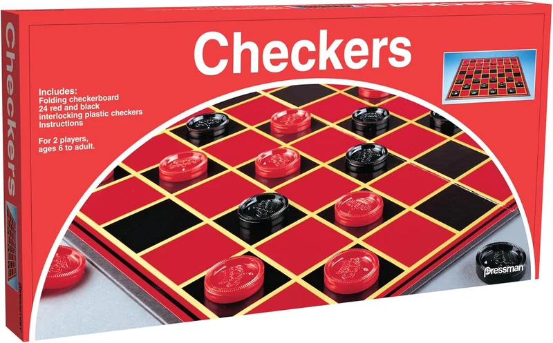 Game of Checkers (with folding board)