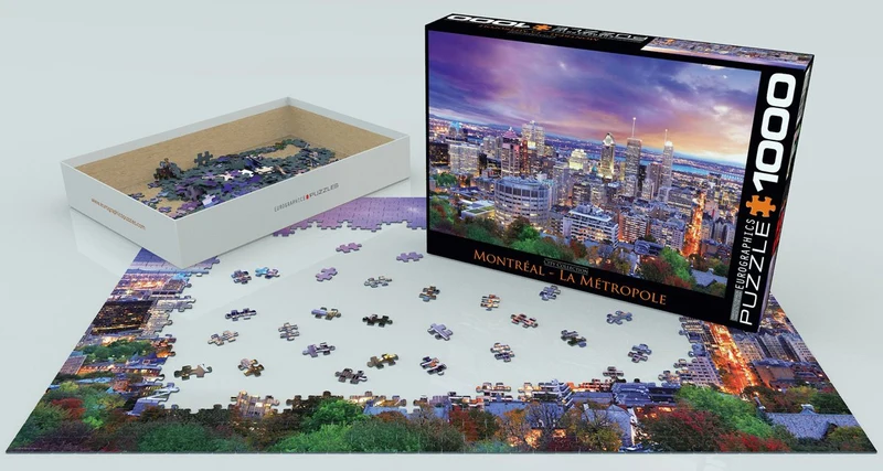 PFG City Collection - Montreal - La Métropole (1000pcs) (Usage/Used - PUZZLES FOR GOOD)