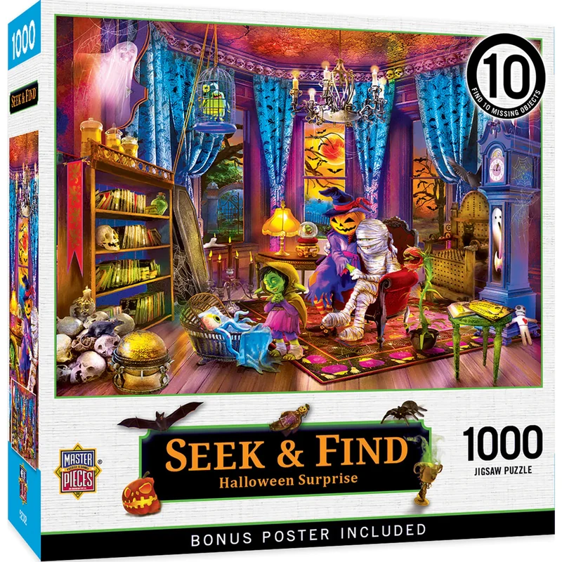PFG Seek & Find - Halloween Surprise (1000pcs) (Usage/Used - PUZZLES FOR GOOD)