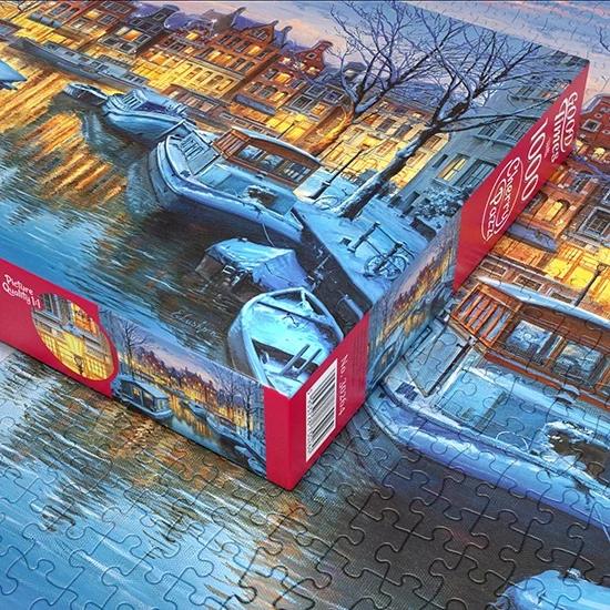 PFG Amsterdam at Night (1000pcs) (Usage/Used - PUZZLES FOR GOOD)