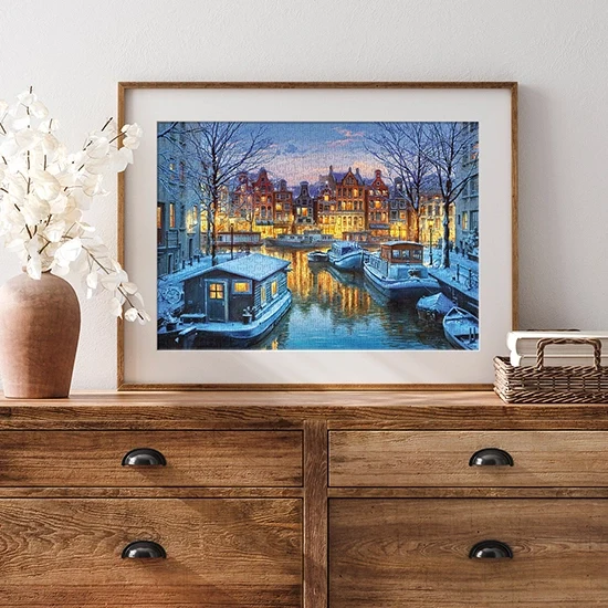 PFG Amsterdam at Night (1000pcs) (Usage/Used - PUZZLES FOR GOOD)